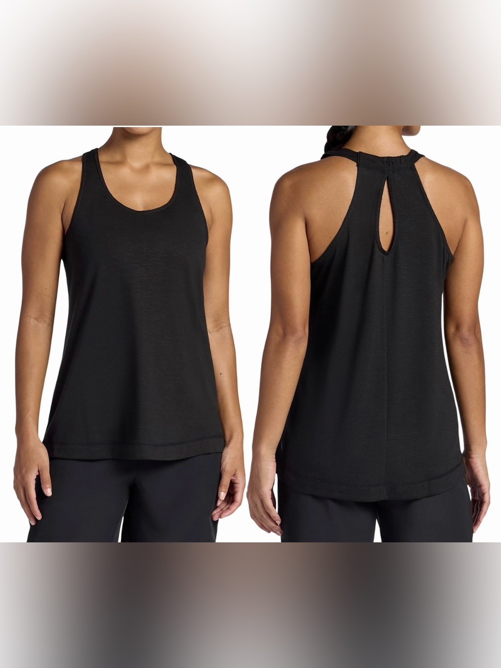 Gaiam Donna Open Back Yoga Tank Top